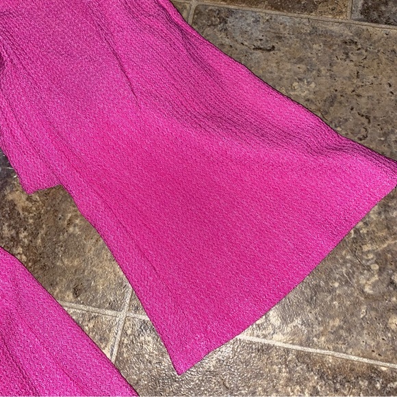 PETITE CRINKLE RIB FLARE Boohoo - Picture 6 of 7